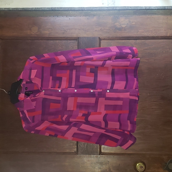 EUC Willi Smith Button Down Blouse - Size S - Picture 1 of 3